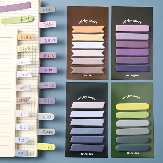 Alternative view of Gradient colors sticky note
