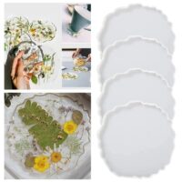Alternative view of Coasters + stand Silicon mould
