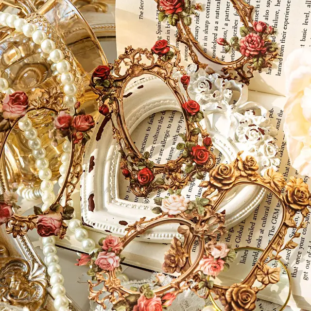 Embossed Frames- Flower mirror series